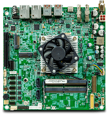 Mini-ITX carte mère tKINO-ULT6 à 4 sorties vidéo à résolution 4К